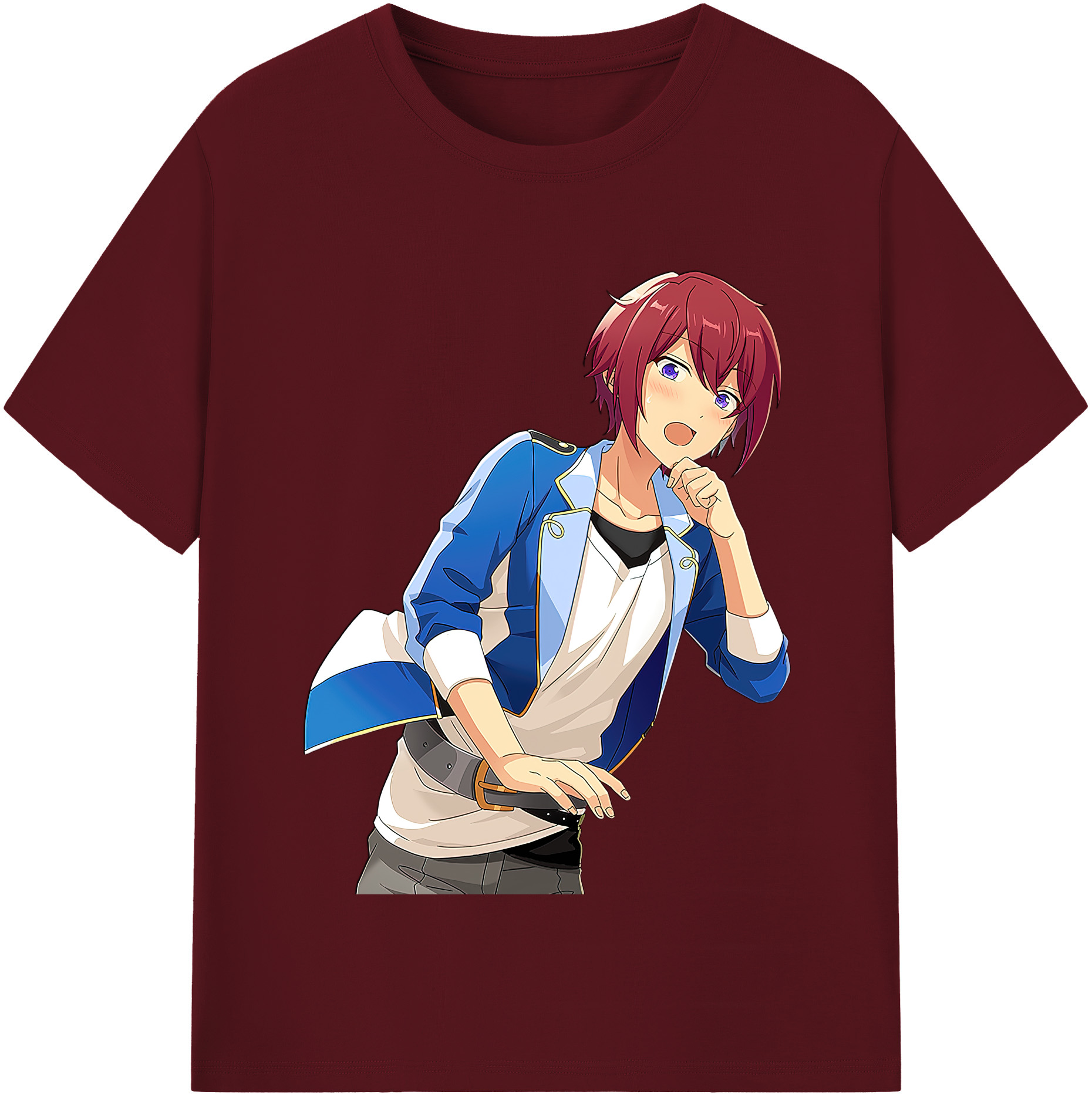 （画像用） あんさんぶるスターズ! Ensemble Stars 綿100％半袖Tシャツ（フロントプリント）